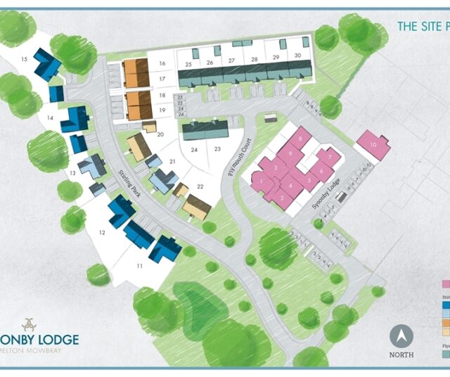 Sysonby lodge site plan