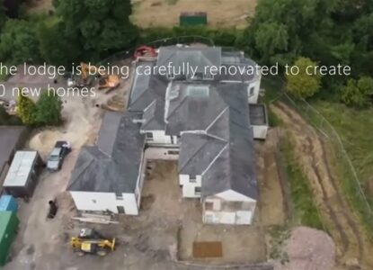 Aerial tour of sysonby lodge